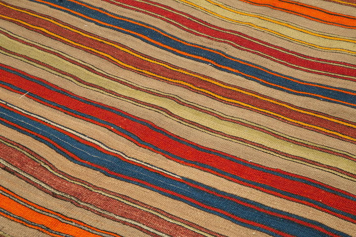 5x8 Multicolor Oriental Kilim Rug - 23537