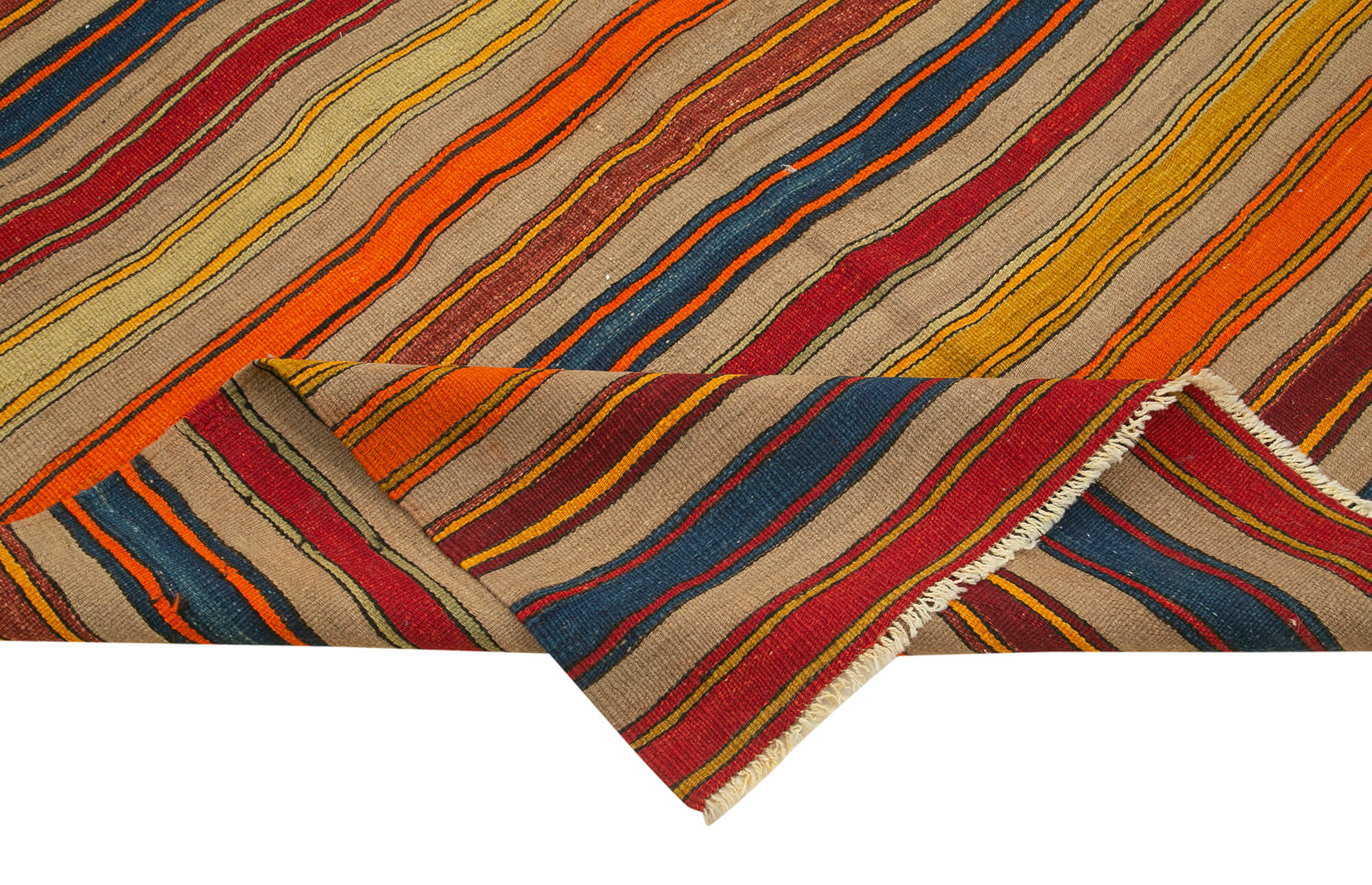 5x8 Multicolor Oriental Kilim Rug - 23537