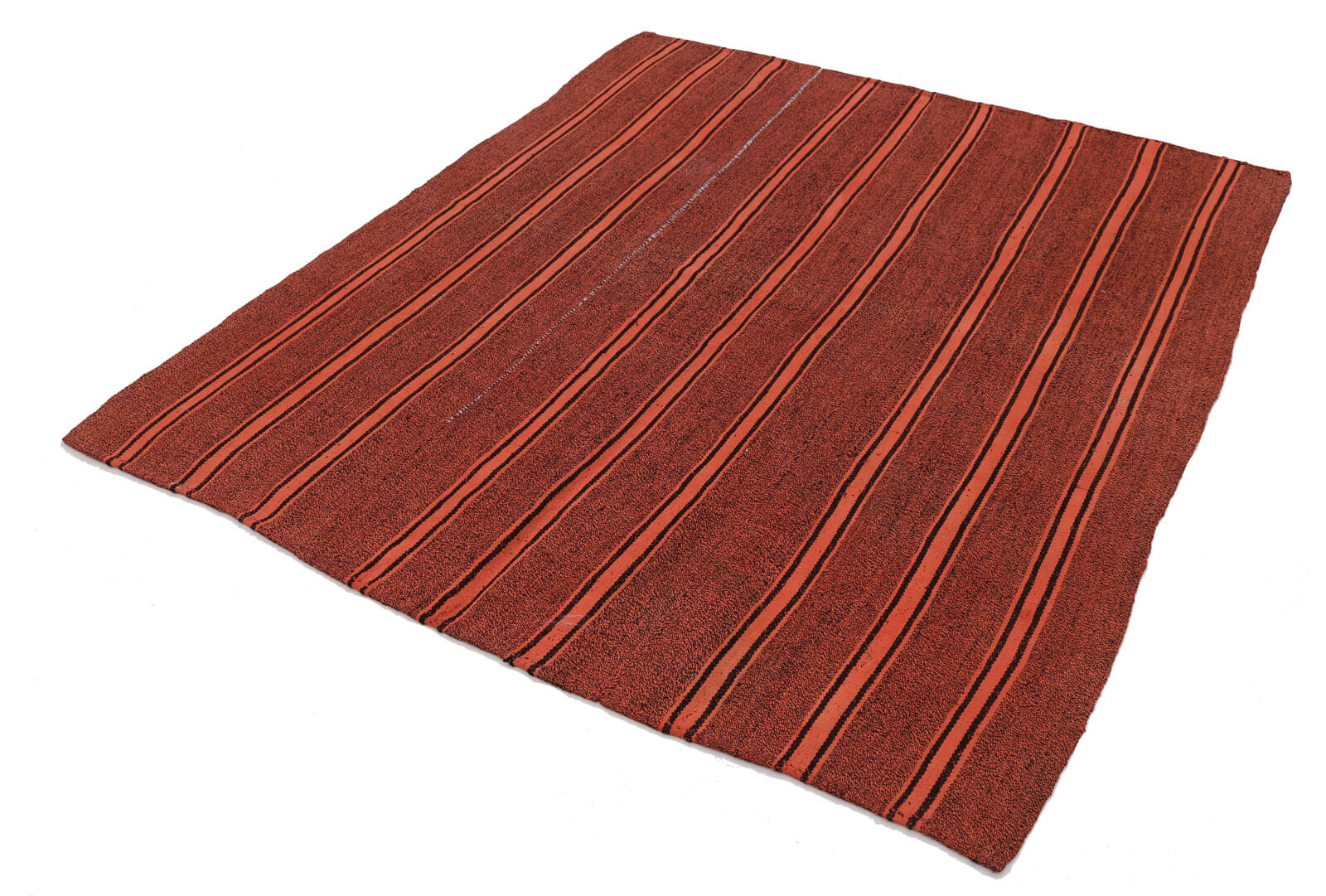 6x7 Red Oriental Kilim Rug - 23539