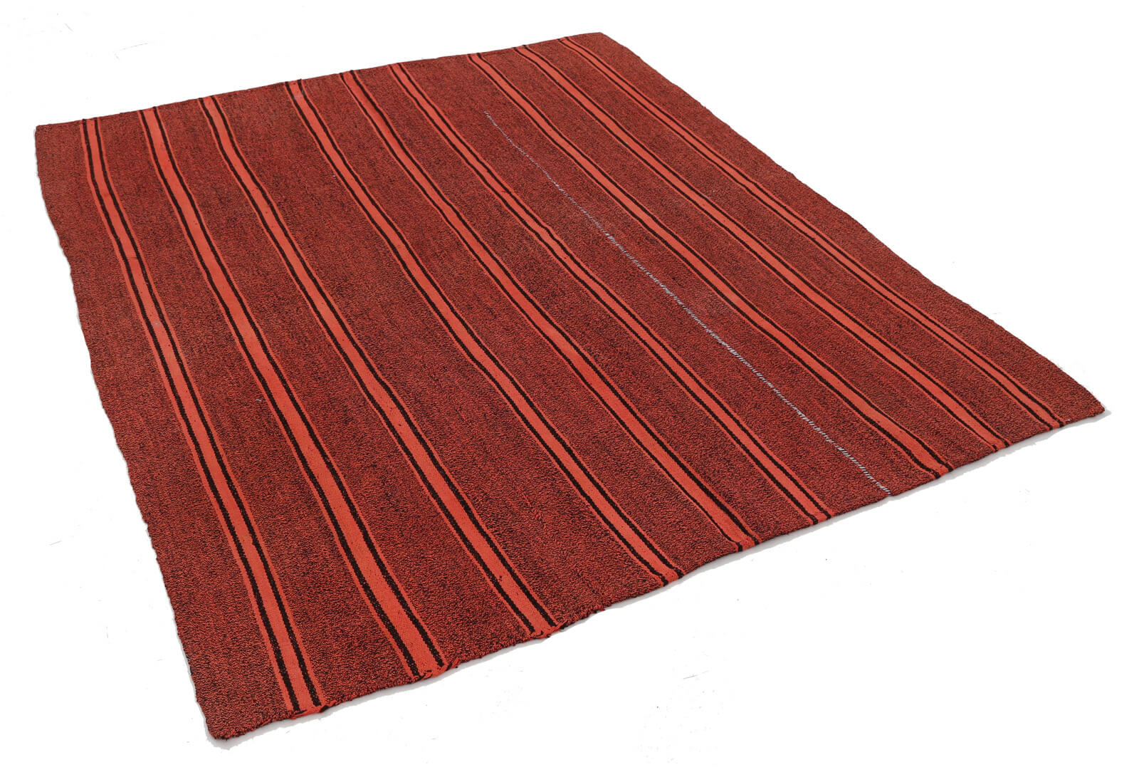 6x7 Red Oriental Kilim Rug - 23539