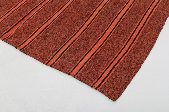 6x7 Red Oriental Kilim Rug - 23539