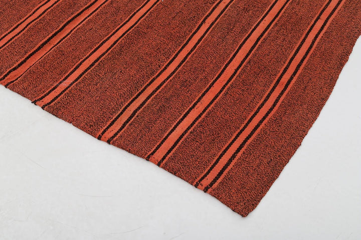 6x7 Red Oriental Kilim Rug - 23539