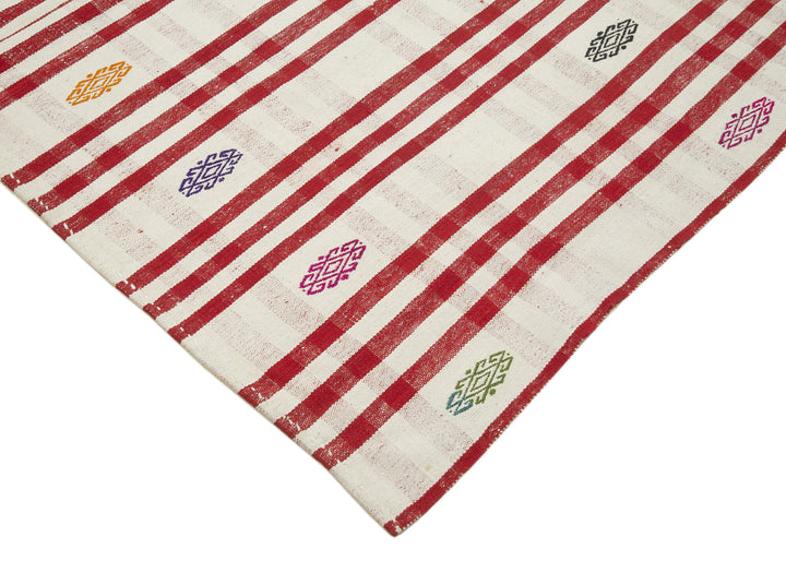 6x8 Red Oriental Kilim Rug - 23555