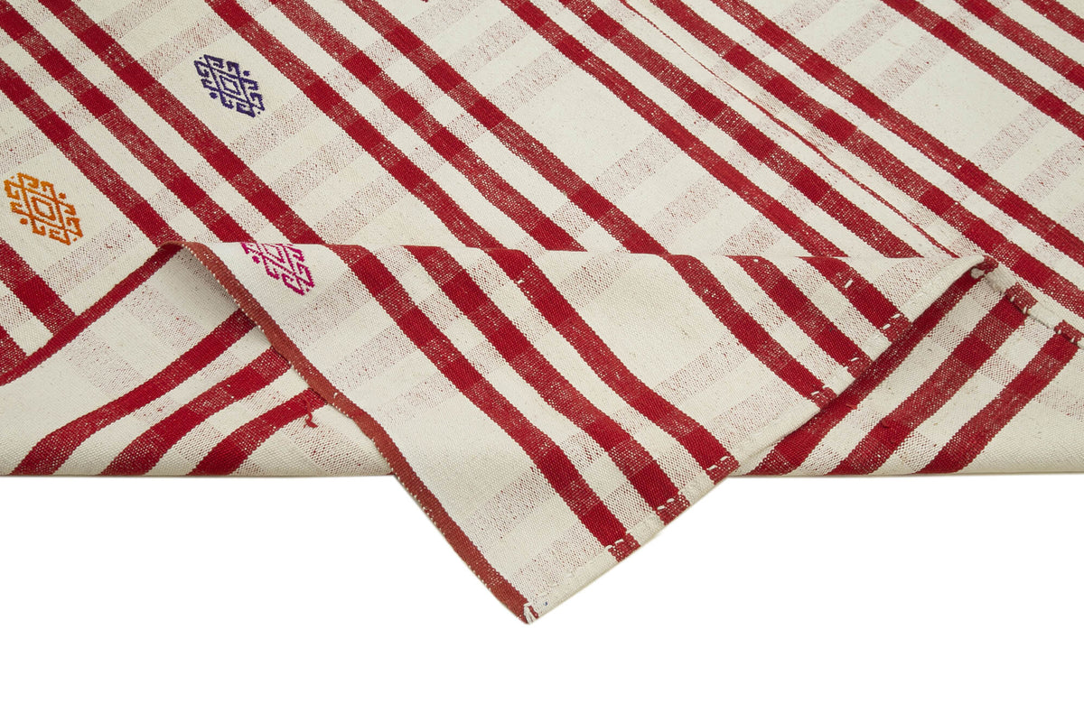 6x8 Red Oriental Kilim Rug - 23555