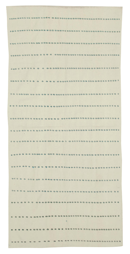 4x9 White Oriental Kilim Rug - 23559