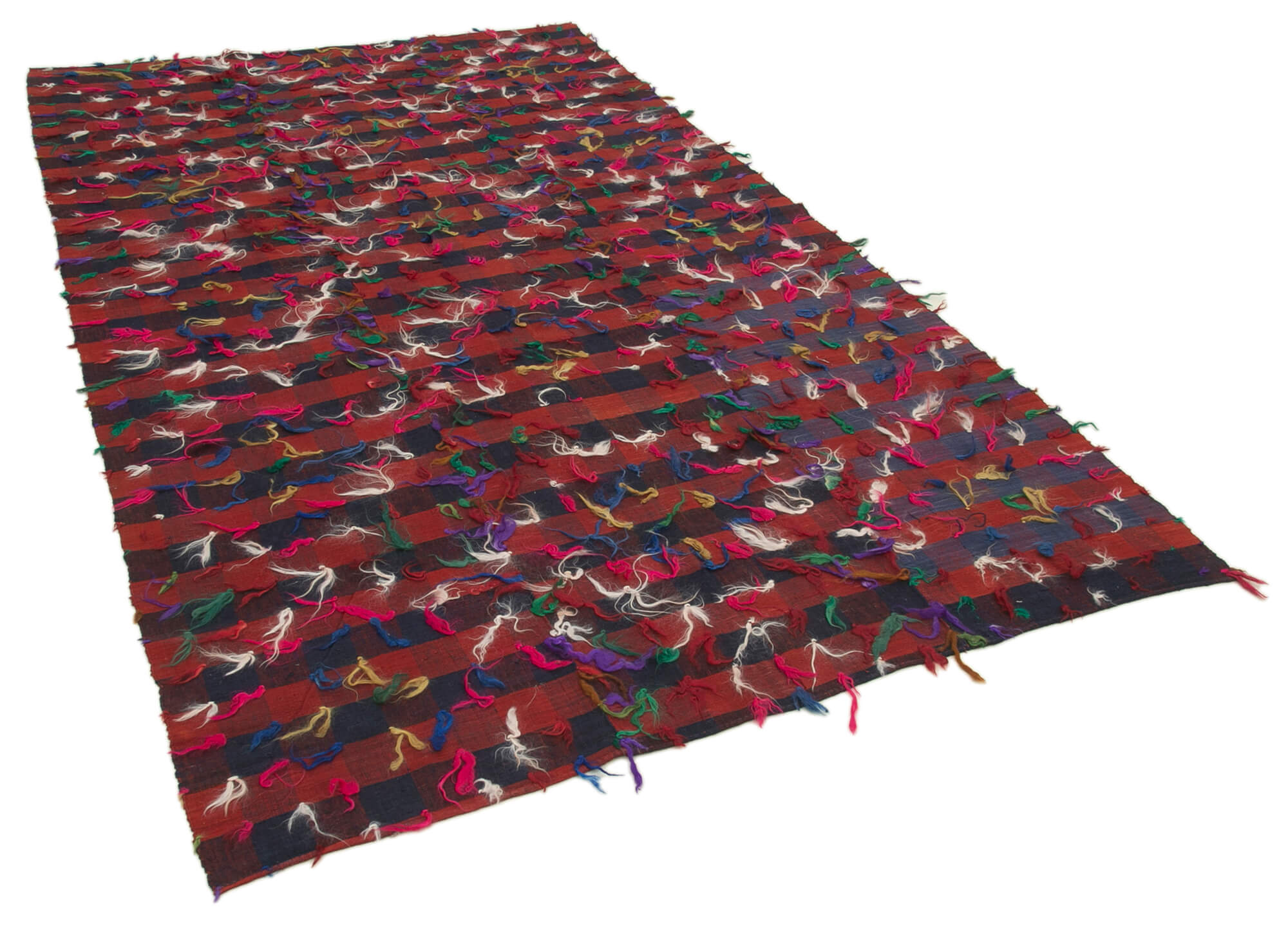 6x10 Red Oriental Kilim Rug - 23569