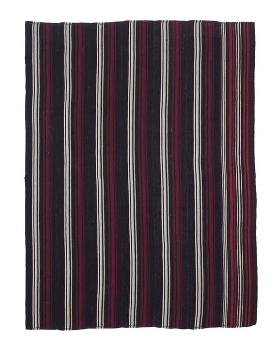 6x8 Brown Vintage Turkish Kilim Rug - 23578