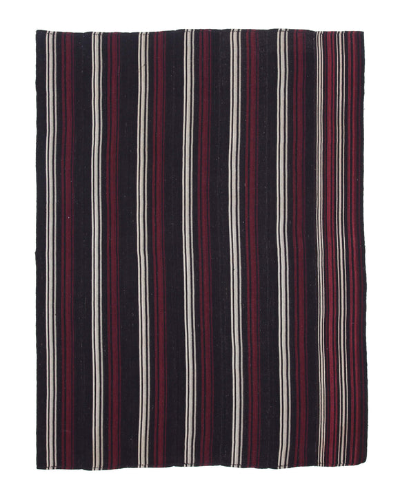 6x8 Brown Vintage Turkish Kilim Rug - 23578