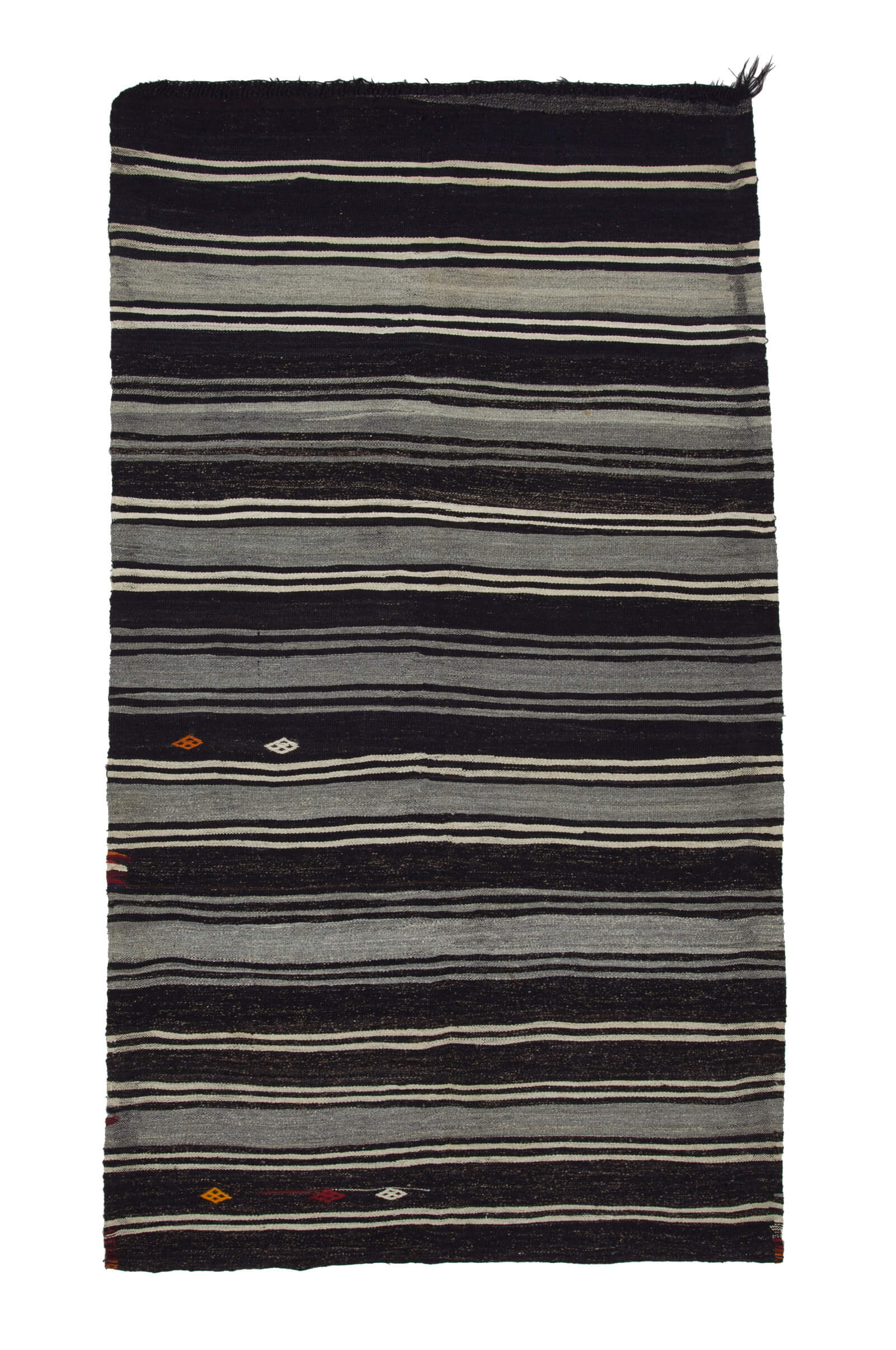 6x10 Brown Vintage Turkish Kilim Rug - 23631