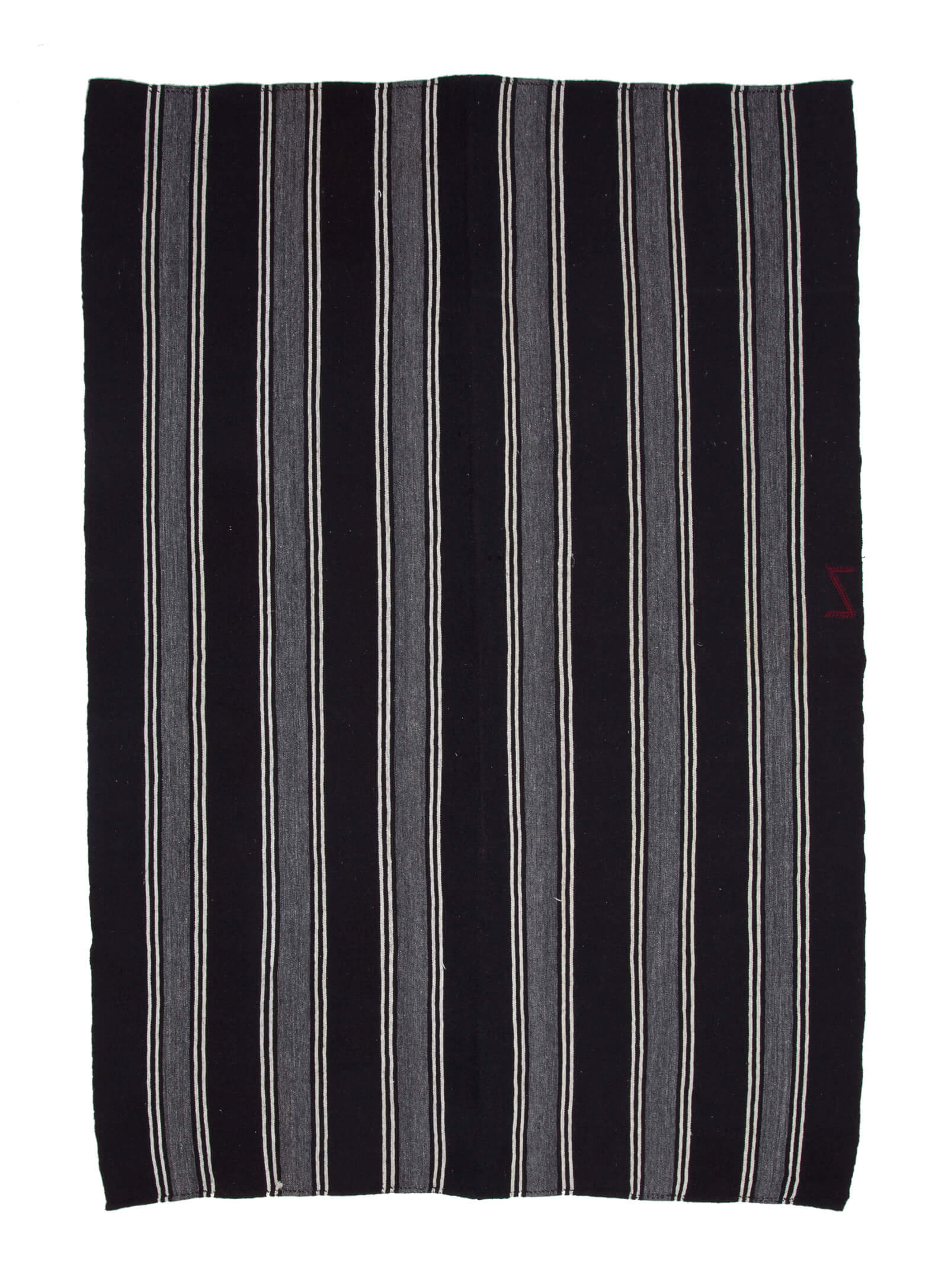 7x11 Brown Vintage Turkish Kilim Rug - 23660
