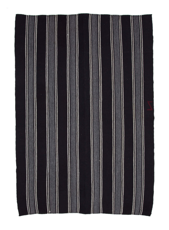 7x11 Brown Vintage Turkish Kilim Rug - 23660