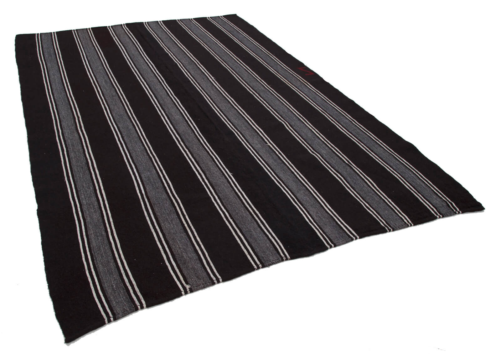 7x11 Brown Vintage Turkish Kilim Rug - 23660