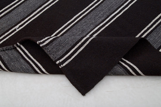 7x11 Brown Vintage Turkish Kilim Rug - 23660