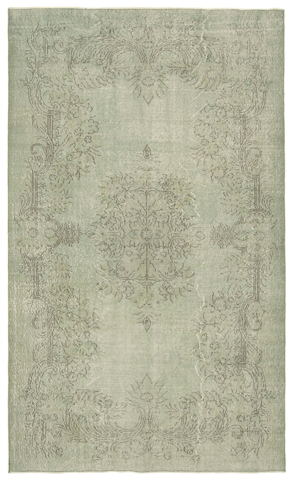 6x10 Grey Overdyed Rug - 23725