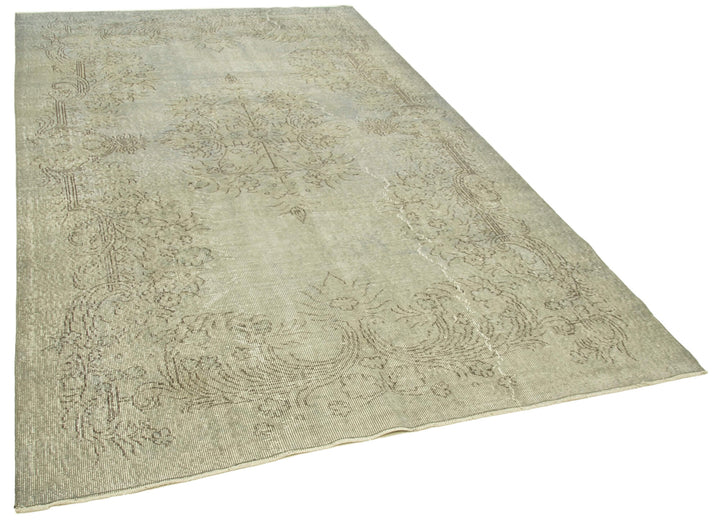 6x10 Grey Overdyed Rug - 23725