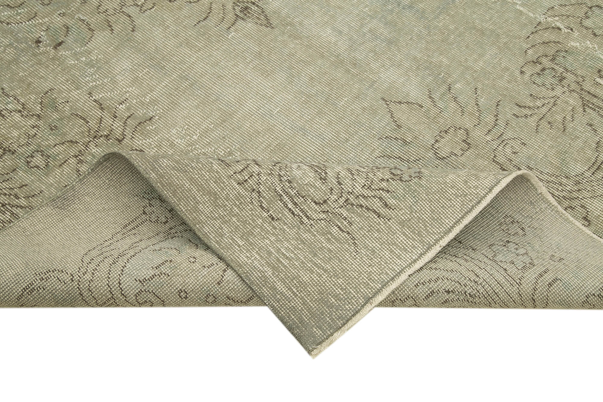 6x10 Grey Overdyed Rug - 23725
