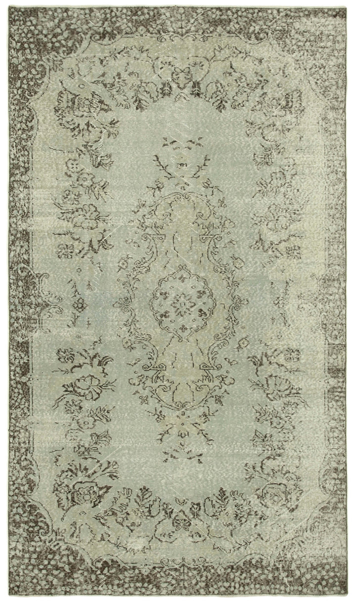 5x9 Grey Overdyed Rug - 23733
