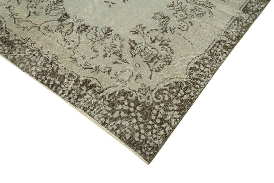 5x9 Grey Overdyed Rug - 23733