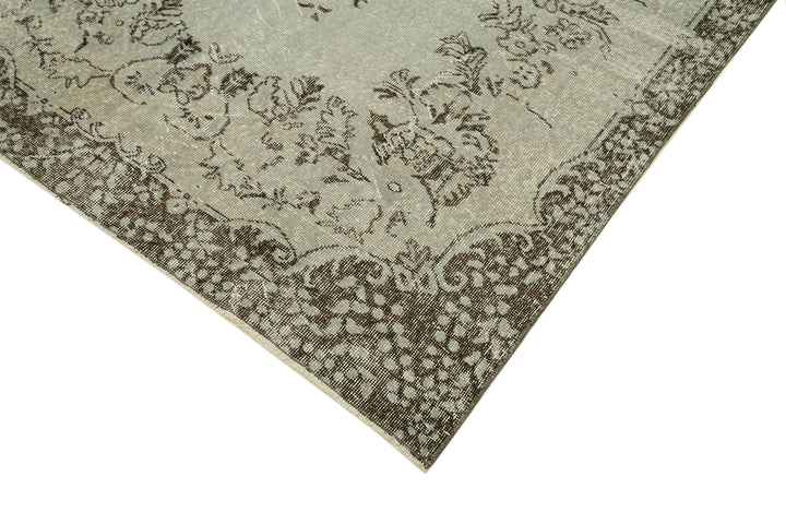 5x9 Grey Overdyed Rug - 23733