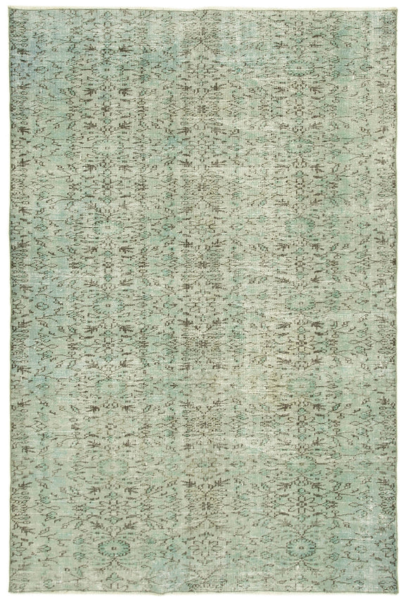 6x9 Blue Overdyed Rug - 23751