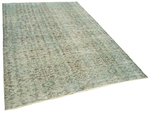 6x9 Blue Overdyed Rug - 23751