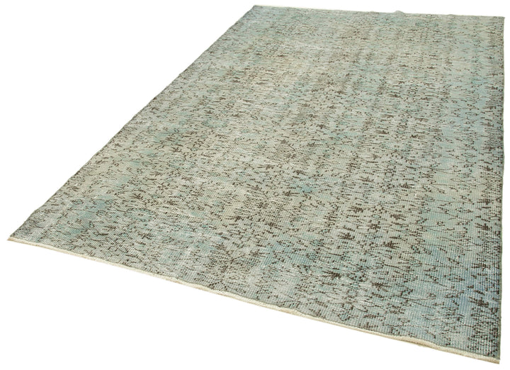 6x9 Blue Overdyed Rug - 23751