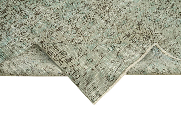 6x9 Blue Overdyed Rug - 23751