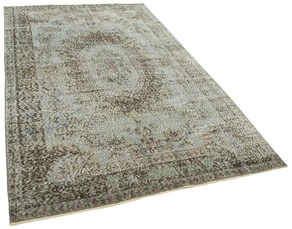 5x9 Grey Overdyed Rug - 23762