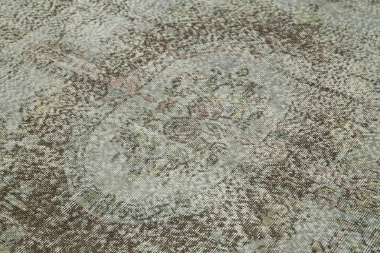 5x9 Grey Overdyed Rug - 23762