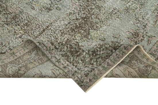 5x9 Grey Overdyed Rug - 23762