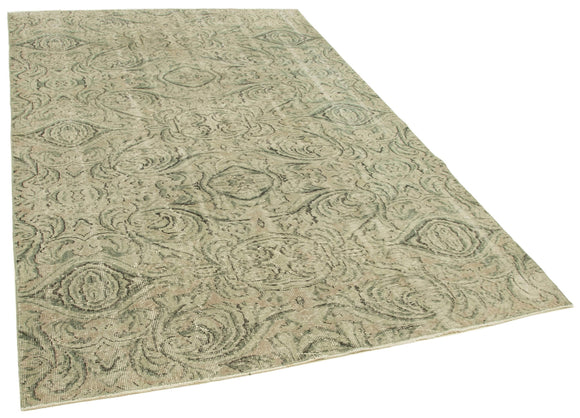 6x9 Beige Overdyed Rug - 23764