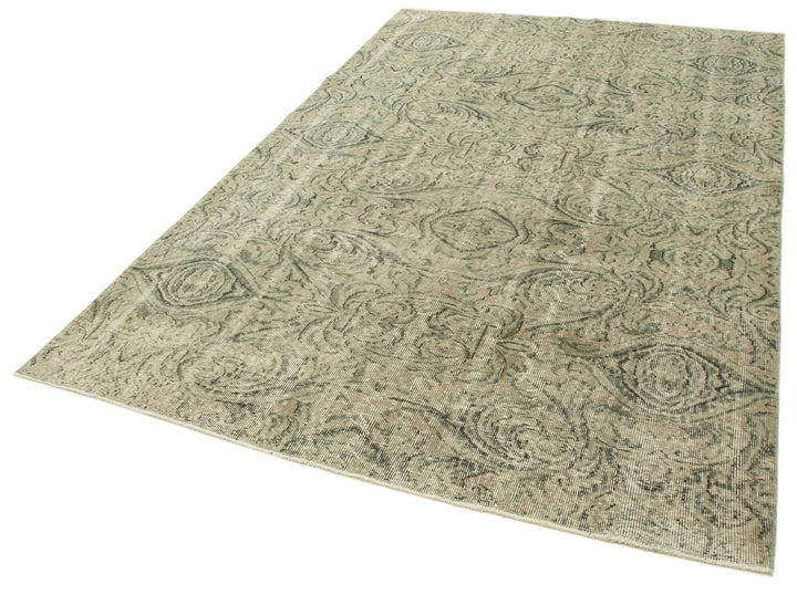 6x9 Beige Overdyed Rug - 23764
