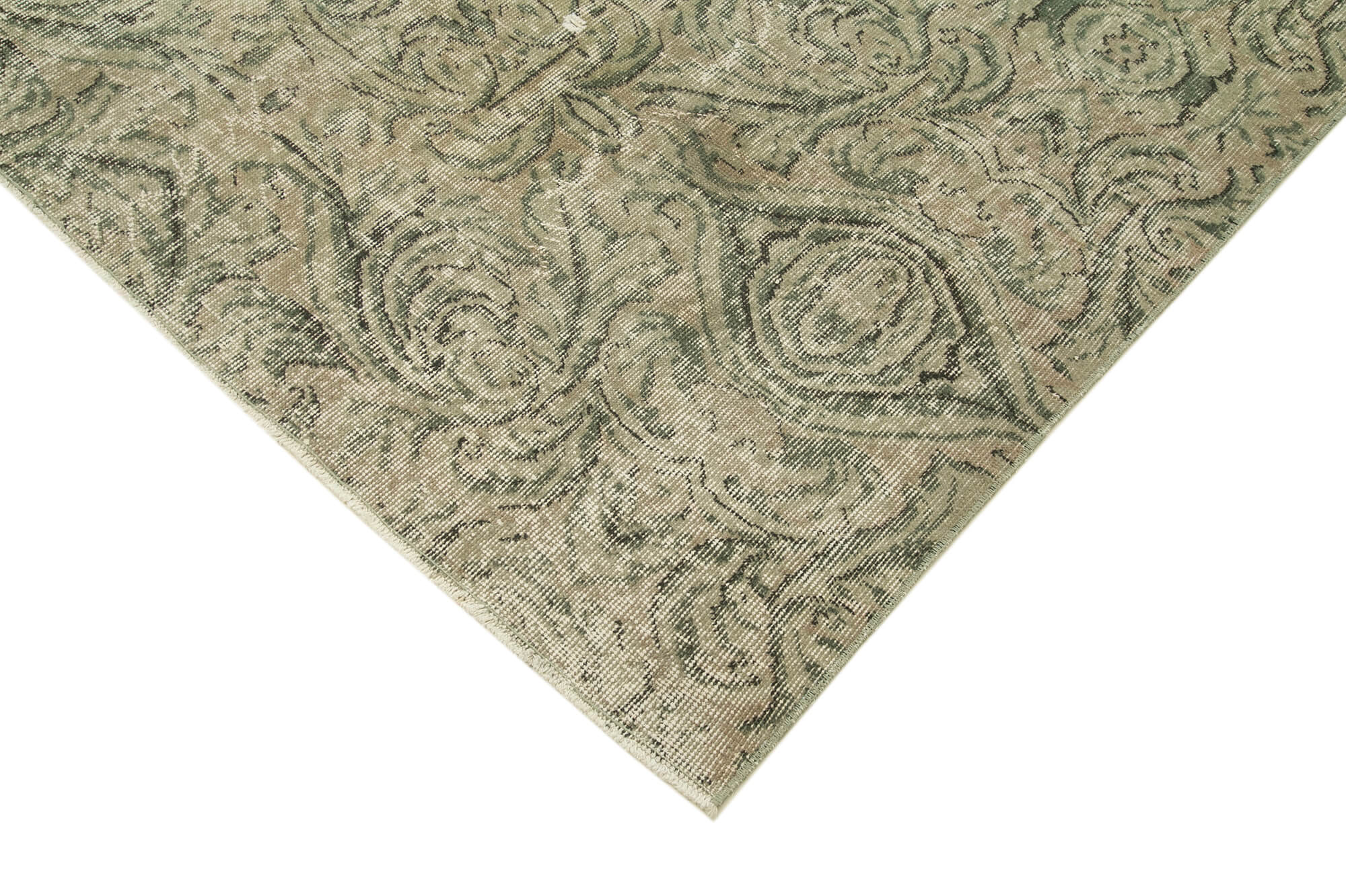 6x9 Beige Overdyed Rug - 23764