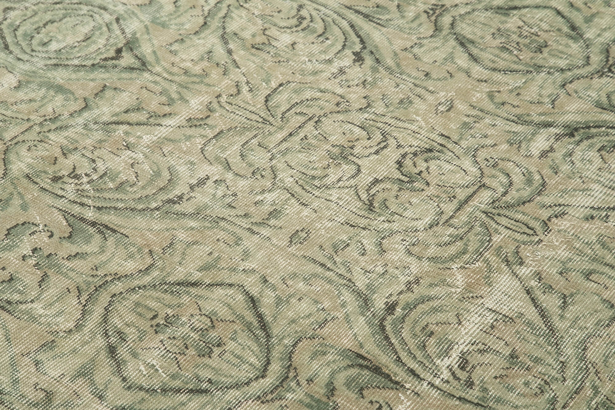 6x9 Beige Overdyed Rug - 23764
