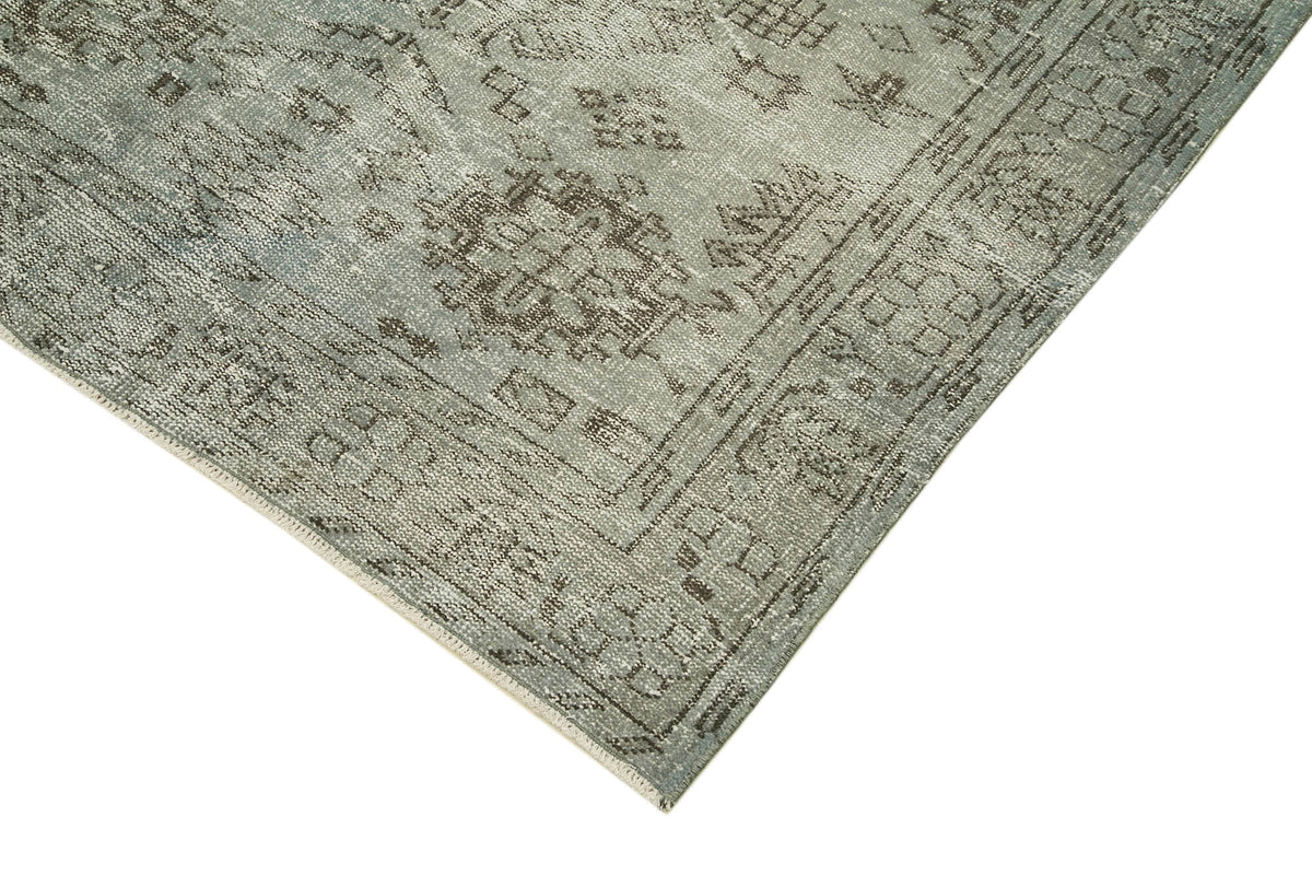 5x9 Grey Overdyed Rug - 23778