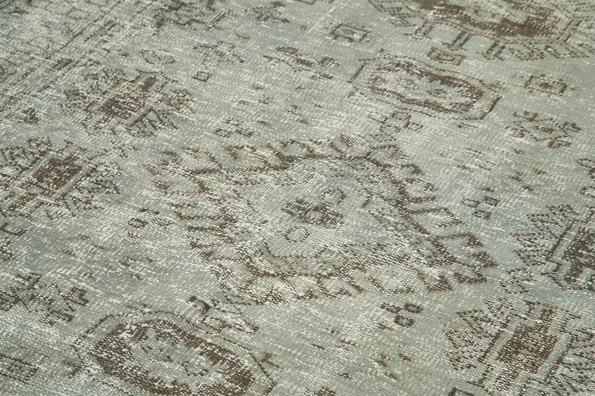5x9 Grey Overdyed Rug - 23778