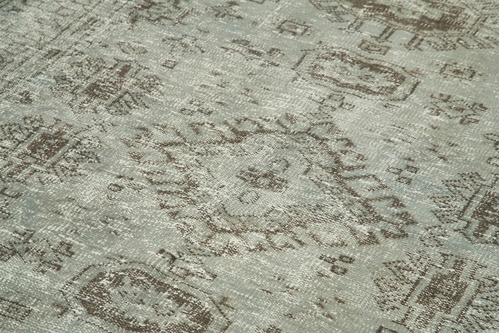 5x9 Grey Overdyed Rug - 23778