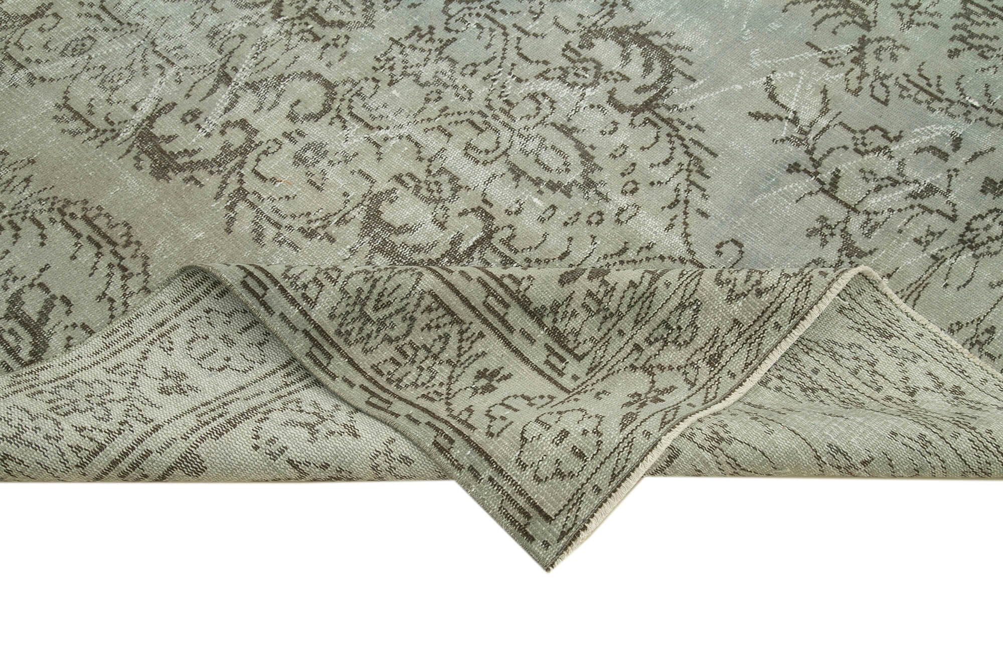 6x9 Grey Overdyed Rug - 23781