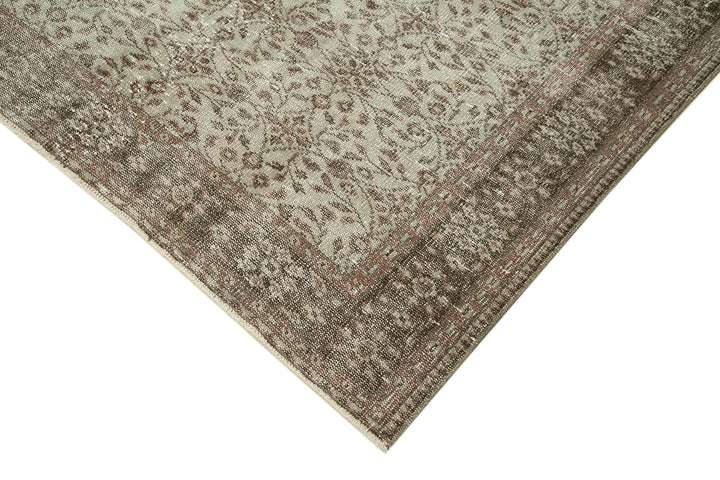 5x9 Grey Overdyed Rug - 23793