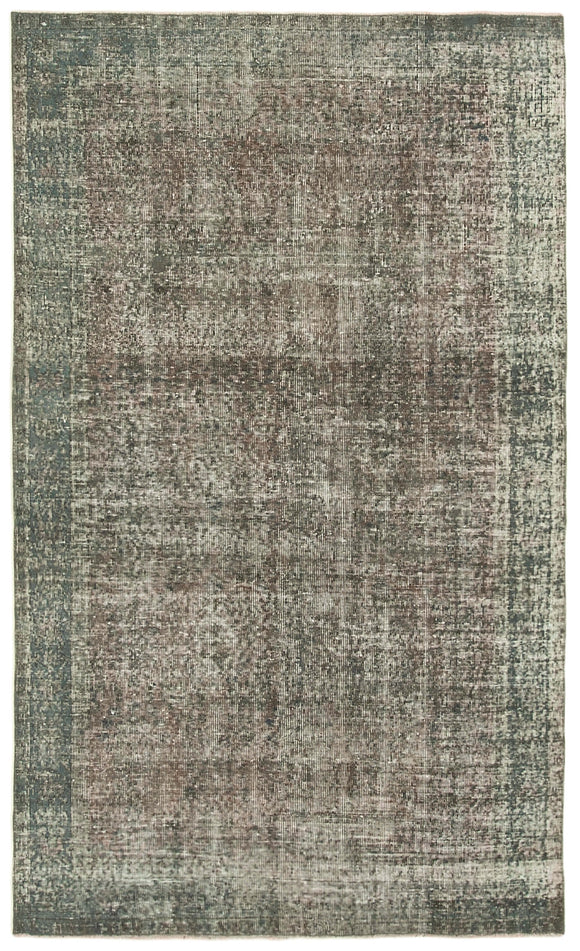 5x8 Grey Overdyed Rug - 23806