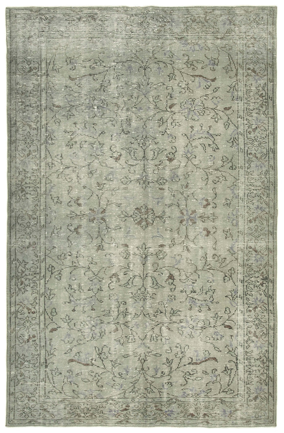 6x9 Grey Overdyed Rug - 23809
