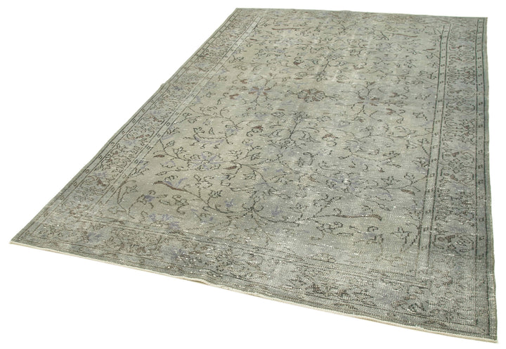 6x9 Grey Overdyed Rug - 23809