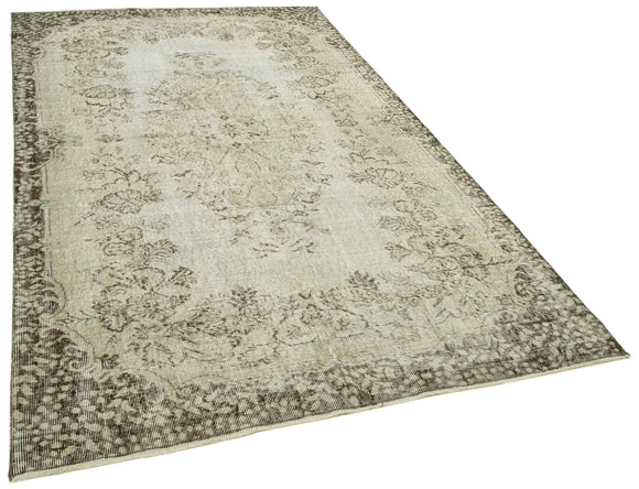 5x9 Grey Overdyed Rug - 23822
