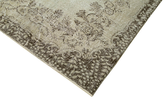 5x9 Grey Overdyed Rug - 23822