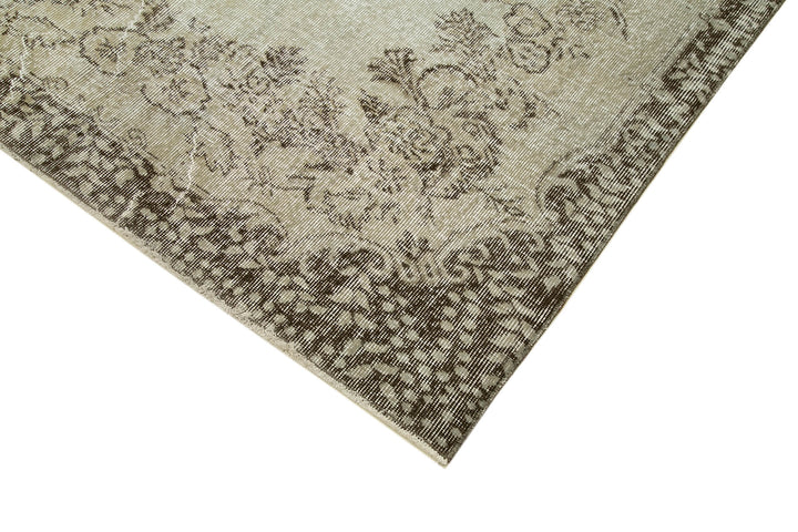 5x9 Grey Overdyed Rug - 23822