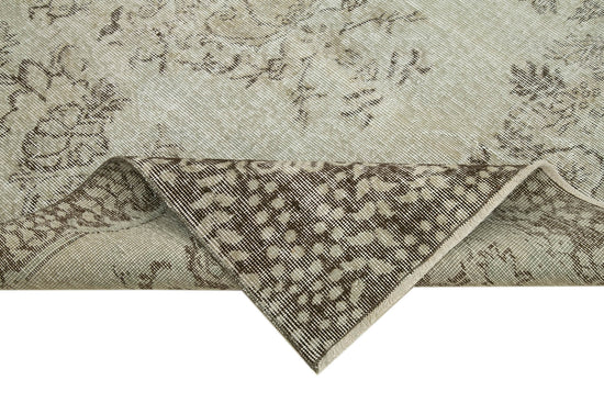 5x9 Grey Overdyed Rug - 23822