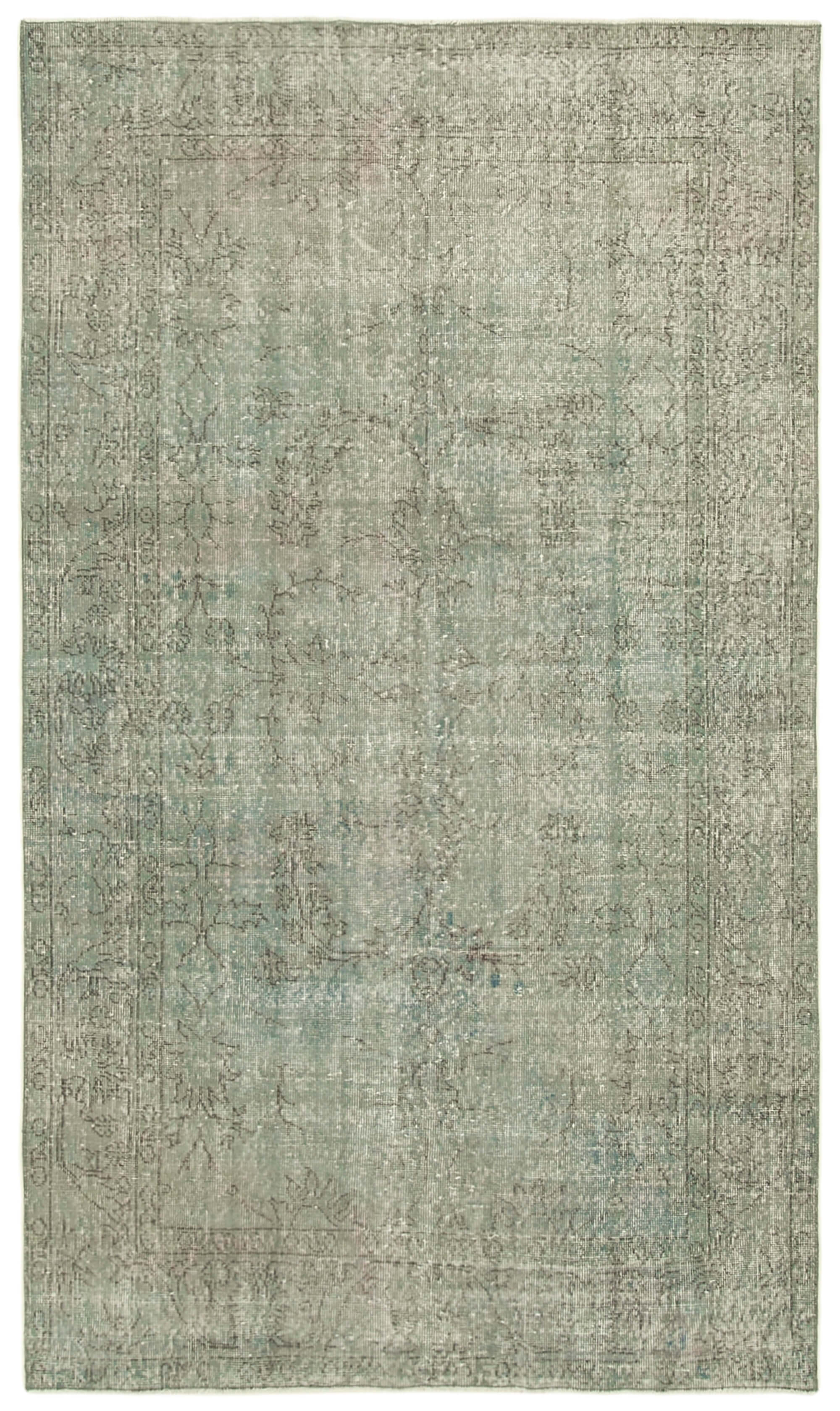 5x9 Blue Overdyed Rug - 23823