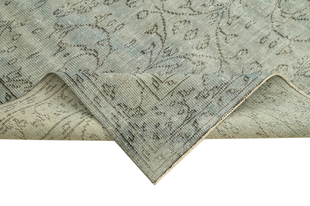 6x9 Blue Overdyed Rug - 23824