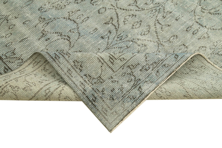 6x9 Blue Overdyed Rug - 23824