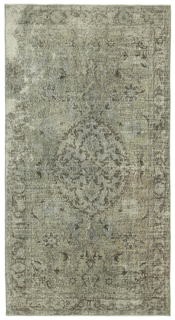 5x10 Grey Overdyed Rug - 23835
